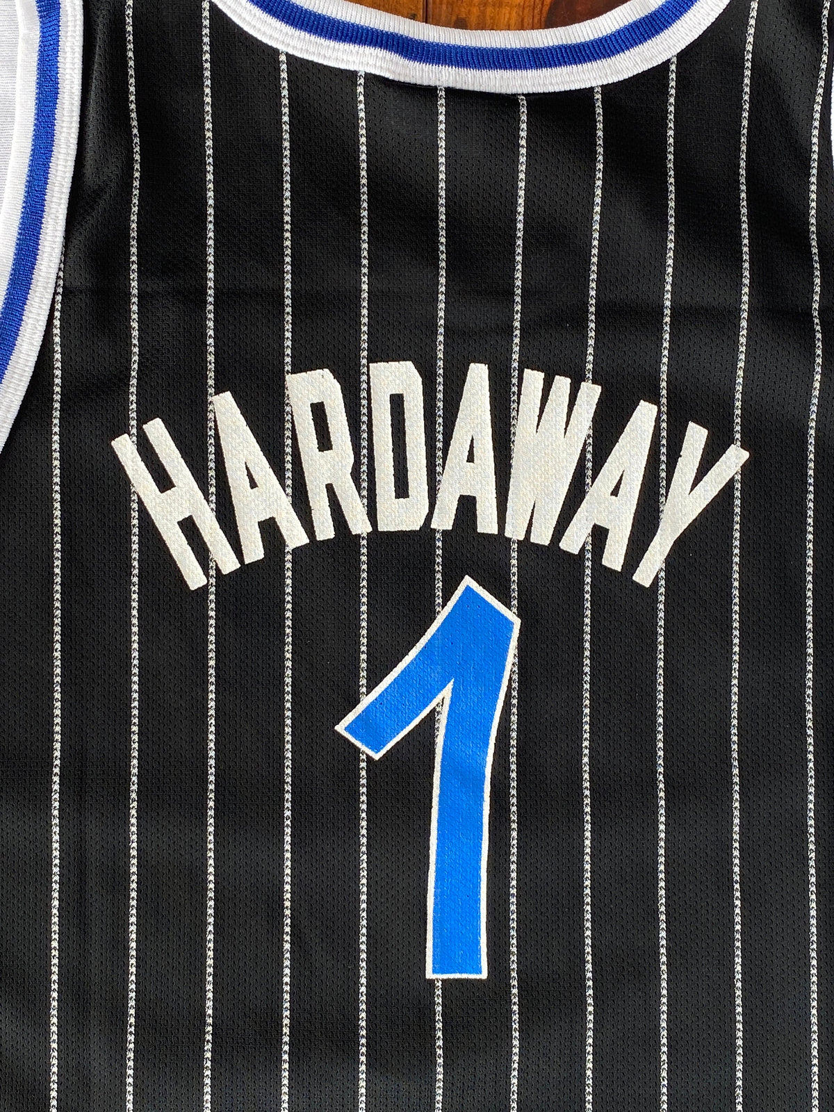 Youth 18-20. Vintage 90s Orlando NBA Champion Hardaway #1 Jersey-AJ357 Studio