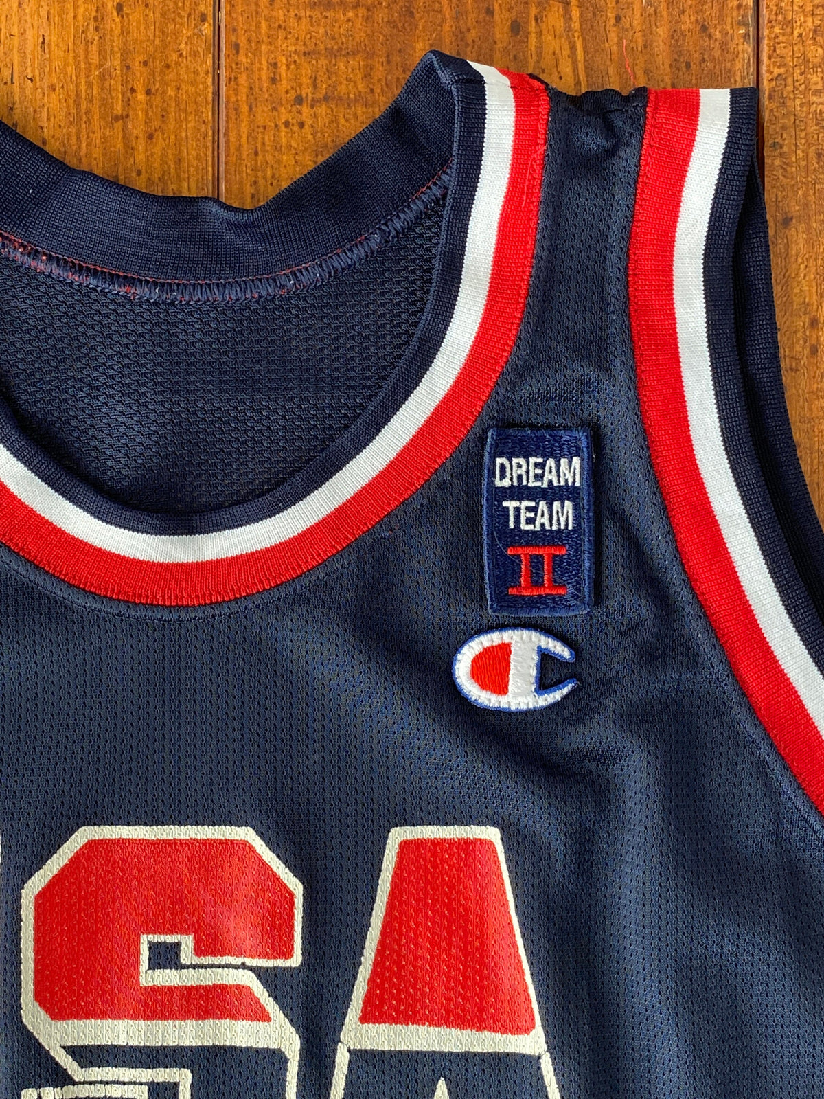 Youth L 14-16. Vintage 90s Champion NBA USA dream team #10 Miller jersey Made In USA-AJ357 Studio