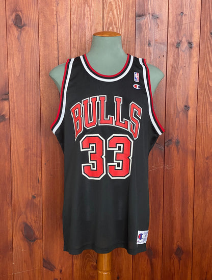 Size 48 Vintage 90s Chicago Bulls NBA Champion jersey, Pippen #33-AJ357 Studio