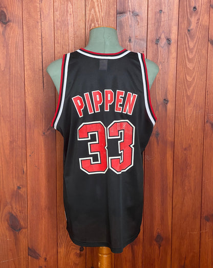 Size 48 Vintage 90s Chicago Bulls NBA Champion jersey, Pippen #33-AJ357 Studio