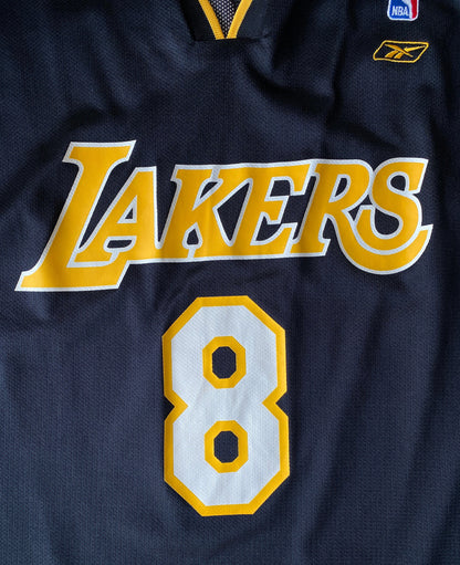 Size XXL. Kobe Bryant #8 Vintage Lakers Jersey by reebok-AJ357 Studio