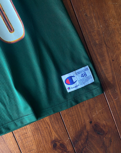 Size 48. VTG 90s NBA Champion Sonics Kemp # 40 Made In USA-AJ357 Studio