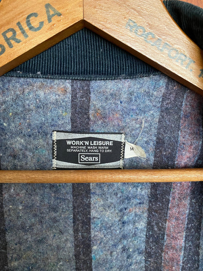 Size Med Tall. Vintage Sears denim Chore Lined coat Jacket-AJ357 Studio
