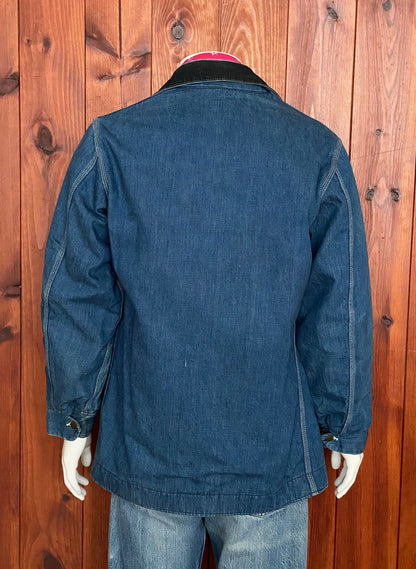 Size Med Tall. Vintage Sears denim Chore Lined coat Jacket-AJ357 Studio