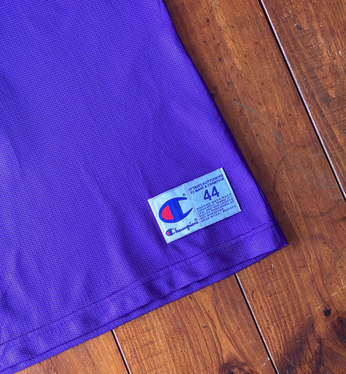 Authentic Size 44 Larry Johnson #2 Charlotte Hornets 90s NBA Jersey | Made in USA by Champion-AJ357 Studio