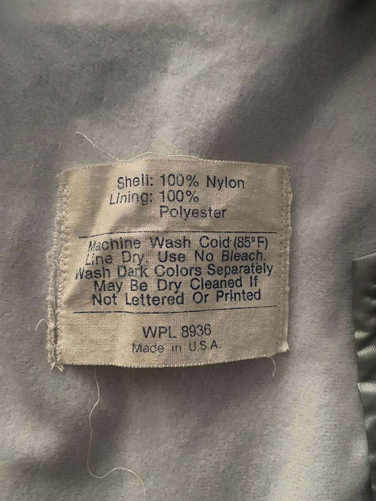 Size L. Made In USA Vintage 80s satin bomber Jacket-AJ357 Studio