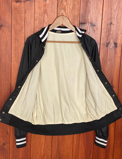 Size L. 70s Merritt Athletic Club Vintage Satin Jacket | Made In USA-AJ357 Studio