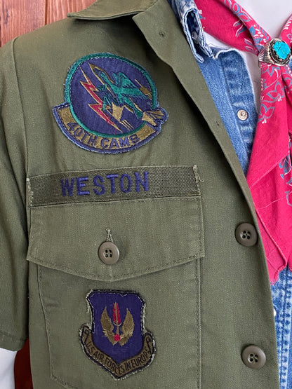 Vintage 1981 OG 507 US Air Force Utility Shirt - Size M | Authentic American Shop-AJ357 Studio