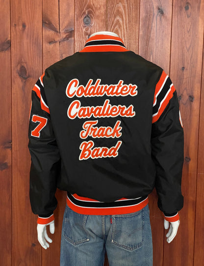 Size L. Vintage 97 football band Jacket Coldwater Cavaliers-AJ357 Studio