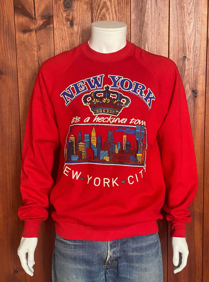 Size XL. New York 80s vintage sweatshirt made by Jerzees-AJ357 Studio