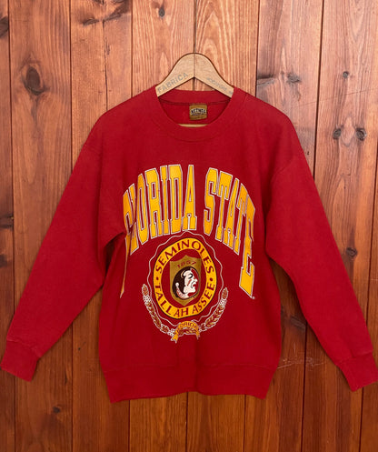 Size Med. Made In USA Florida State Seminoles 90s vintage sweatshirt made by Nutmeg-AJ357 Studio