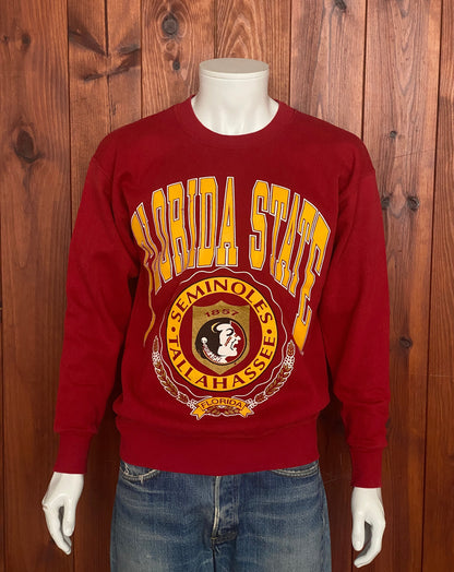 Size Med. Made In USA Florida State Seminoles 90s vintage sweatshirt made by Nutmeg-AJ357 Studio
