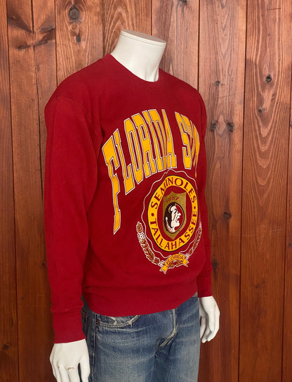 Size Med. Made In USA Florida State Seminoles 90s vintage sweatshirt made by Nutmeg-AJ357 Studio