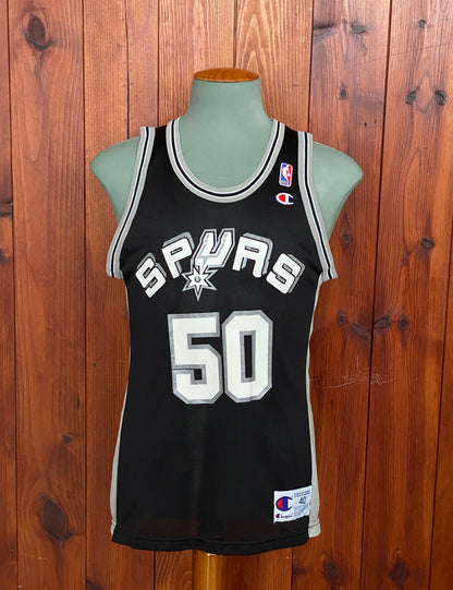 Size 40 USA Vintage 90s Champion David Robinson Jersey San Antonio Spurs #50-AJ357 Studio