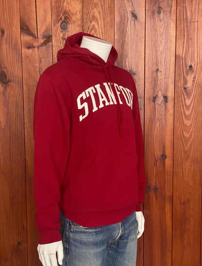 Size Med. Made In USA Stanford vintage hooded sweatshirt Made by Russel Athletic-AJ357 Studio
