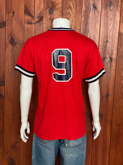 Size L Baskin Robbins Baseball 80s Vintage Poly-Cotton T-Shirt - Made in USA by Russell Athletic-AJ357 Studio