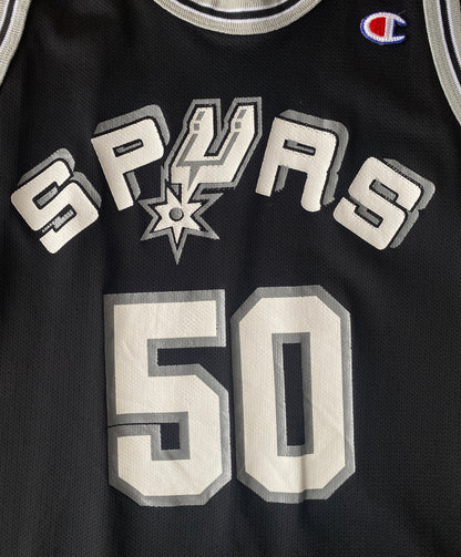 Size 40 USA Vintage 90s Champion David Robinson Jersey San Antonio Spurs #50-AJ357 Studio