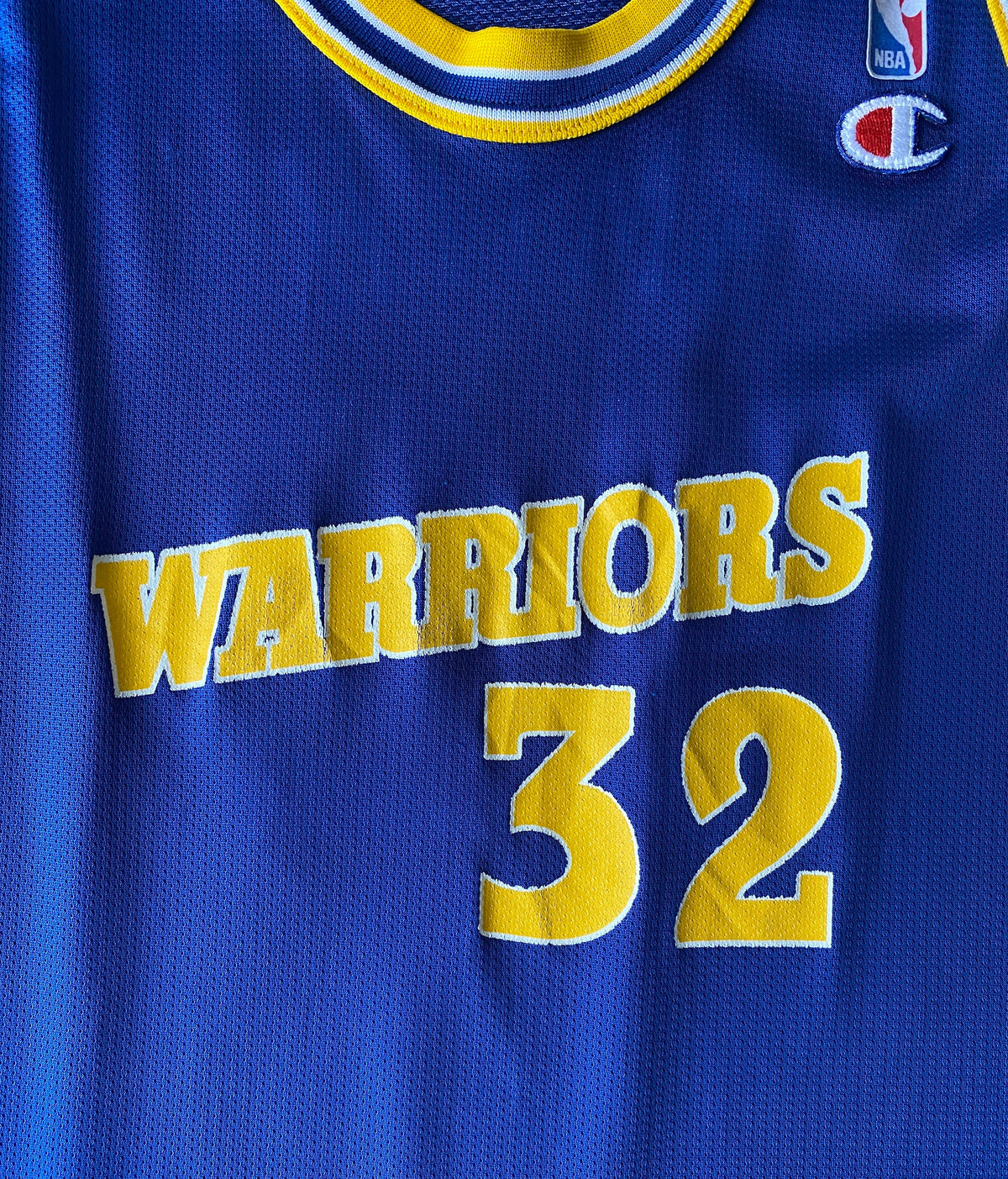 Youth 18-20. Vintage 90s Champion NBA Warriors #32 Smith jersey Made In USA-AJ357 Studio
