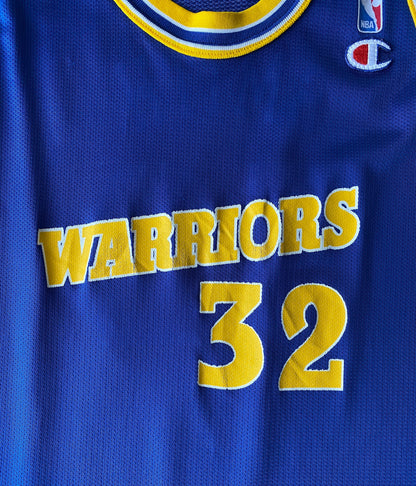 Youth 18-20. Vintage 90s Champion NBA Warriors #32 Smith jersey Made In USA-AJ357 Studio
