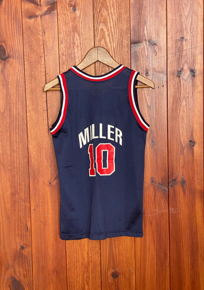 Youth L 14-16. Vintage 90s Champion NBA USA dream team #10 Miller jersey Made In USA-AJ357 Studio