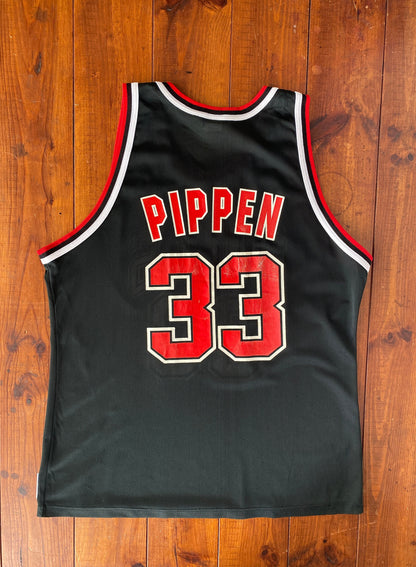 Size 48 Vintage 90s Chicago Bulls NBA Champion jersey, Pippen #33-AJ357 Studio