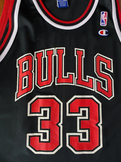 Size 48 Vintage 90s Chicago Bulls NBA Champion jersey, Pippen #33-AJ357 Studio