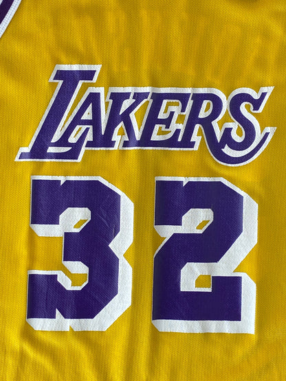 Vintage 90s Lakers Champion Jersey Size 48 - Magic Johnson #32 Made in USA-AJ357 Studio