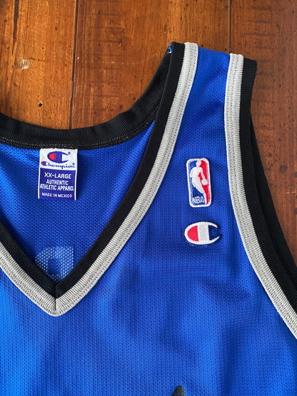 Size 52 USA. Rare Vintage Champion NBA Tracy Mc GRADY #1 Jersey Orlando Magic-AJ357 Studio