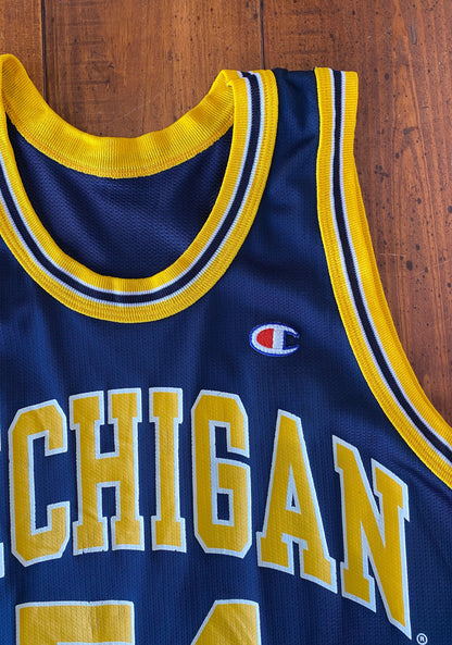 Size 40. 90s Vintage Michigan Wolverines NBA jersey #54 Made In USA by Champion-AJ357 Studio