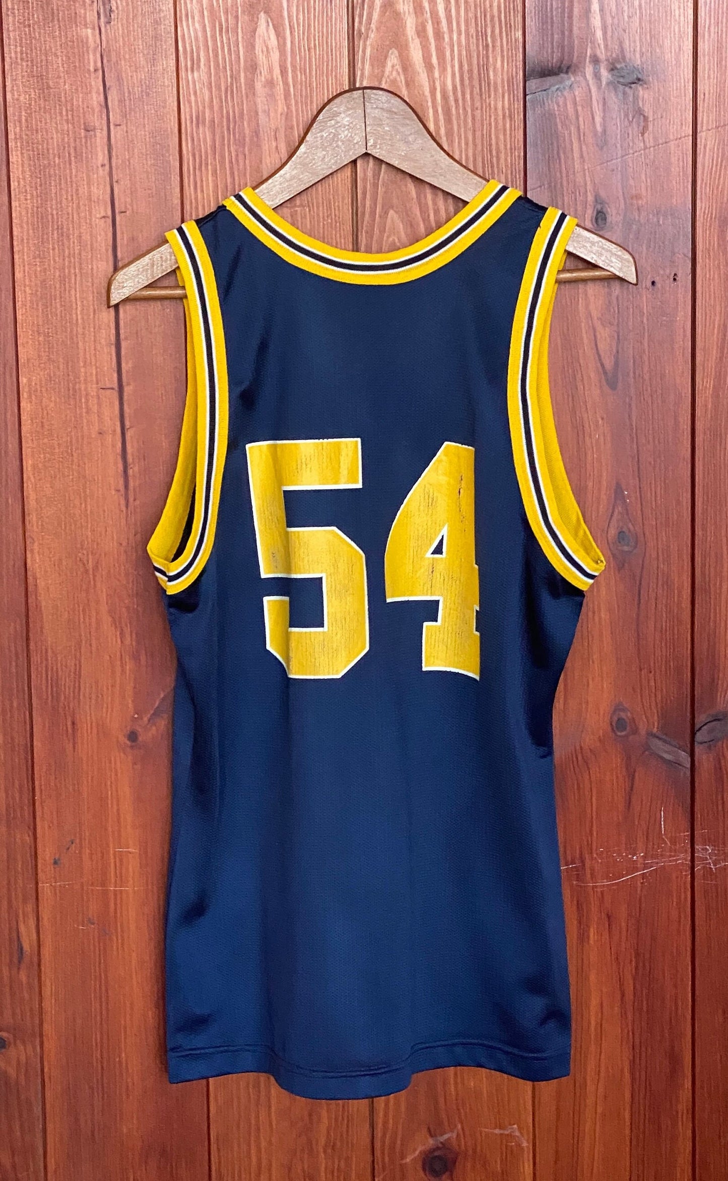 Authentic 90s Vintage NBA Jersey - #54 Michigan Wolverines - Size 40, Made in USA by Champion