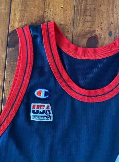 Vintage 90s NBA Champion USA Olympics Dream Team Jersey - Size 44, Shaq O'Neal #13-AJ357 Studio