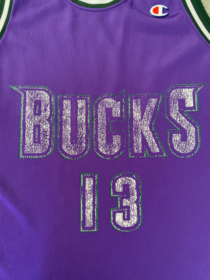 Size 48.#13 Glenn Robinson Bucks Vintage Champion NBA Jersey-AJ357 Studio