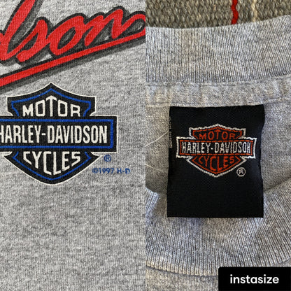 Vintage 90s Harley Davidson T-Shirt - Size M | Made in USA | Retro Biker Style-AJ357 Studio
