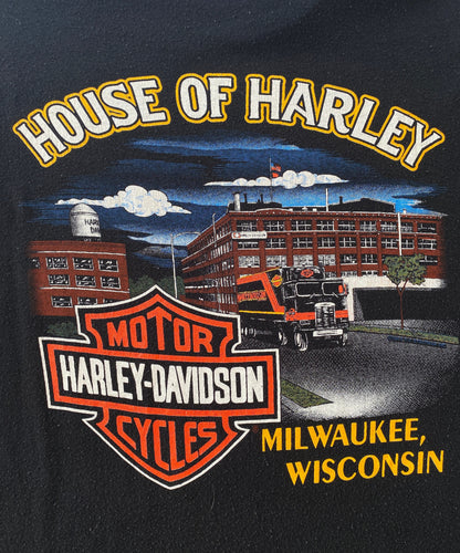 Large. 90s Harley Davidson vintage t shirt Made In USA-AJ357 Studio