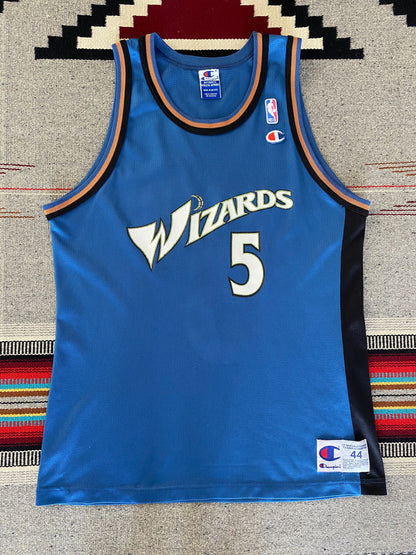 Vintage 90s Champion NBA Jersey - Size 44, Player Howard #5, Wizards-AJ357 Studio