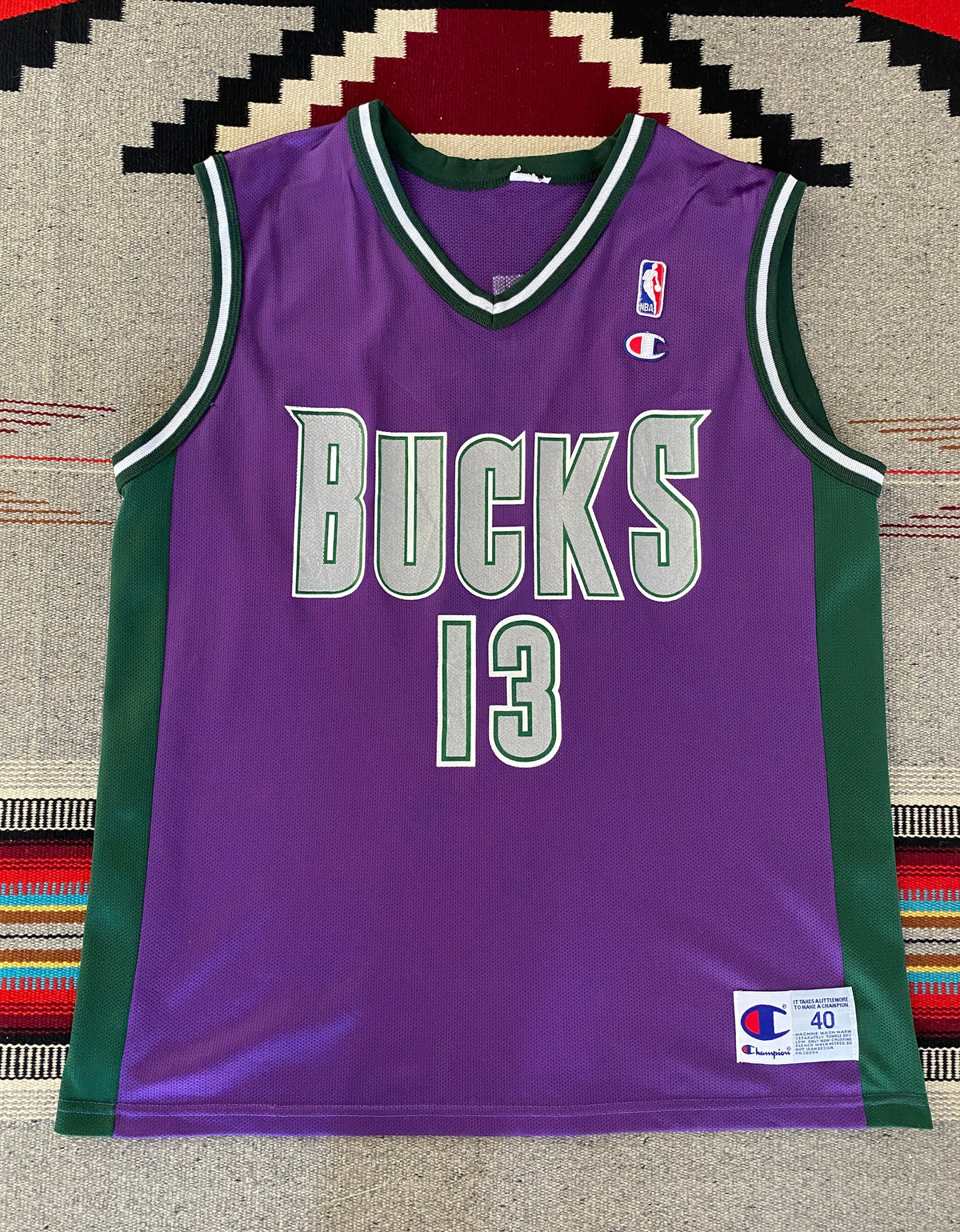 Glenn Robinson #13 - Bucks Vintage NBA Jersey - Size 44-AJ357 Studio