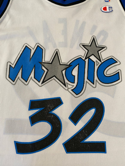 Size 48 #32 O'Neal Magic Orlando 90s Champion NBA Jersey - Vintage Basketball Apparel-AJ357 Studio