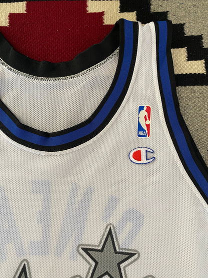 Size 48 #32 O'Neal Magic Orlando 90s Champion NBA Jersey - Vintage Basketball Apparel-AJ357 Studio