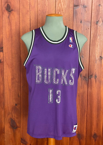 Size 48.#13 Glenn Robinson Bucks Vintage Champion NBA Jersey-AJ357 Studio
