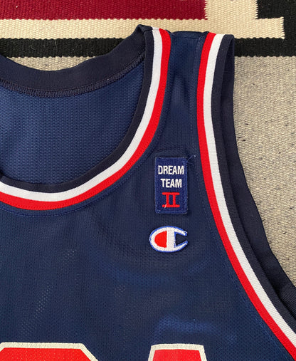 Size 40. # 7 Kemp Vintage 90s Champion jersey USA Dream Team Made in USA-AJ357 Studio