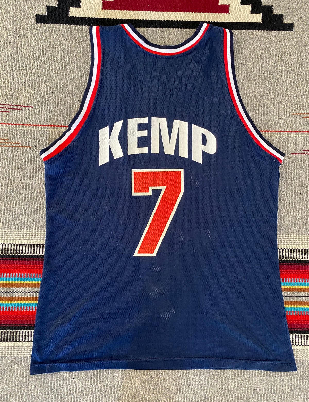 Size 40. # 7 Kemp Vintage 90s Champion jersey USA Dream Team Made in USA-AJ357 Studio