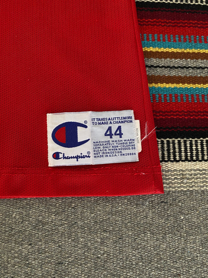 Authentic Size 44 Clyde Drexler #22 Houston Rockets Vintage NBA Champion Jersey | Made in USA-AJ357 Studio