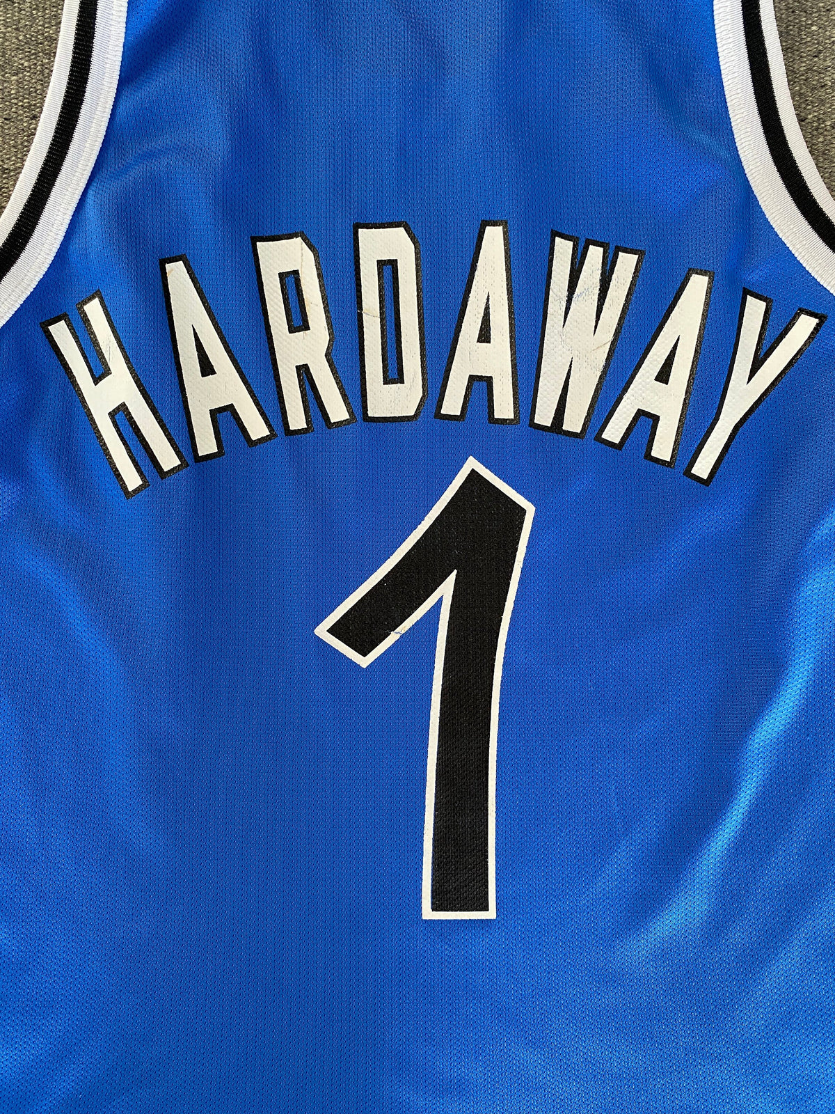 Size 40. #1 Hardaway Orlando 90s Champion NBA Jersey-AJ357 Studio