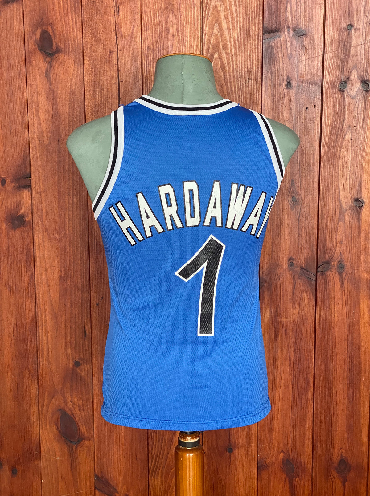 Size 40. #1 Hardaway Orlando 90s Champion NBA Jersey-AJ357 Studio