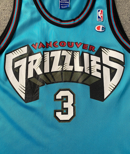 Vintage 90s NBA Grizzlies Abdur-Rahim #3 Champion Jersey - Size 44-AJ357 Studio