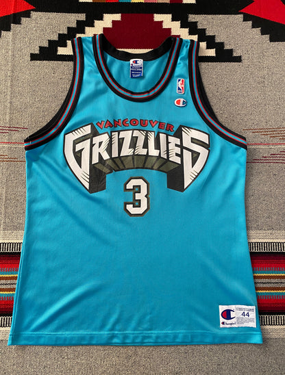 Vintage 90s NBA Grizzlies Abdur-Rahim #3 Champion Jersey - Size 44-AJ357 Studio