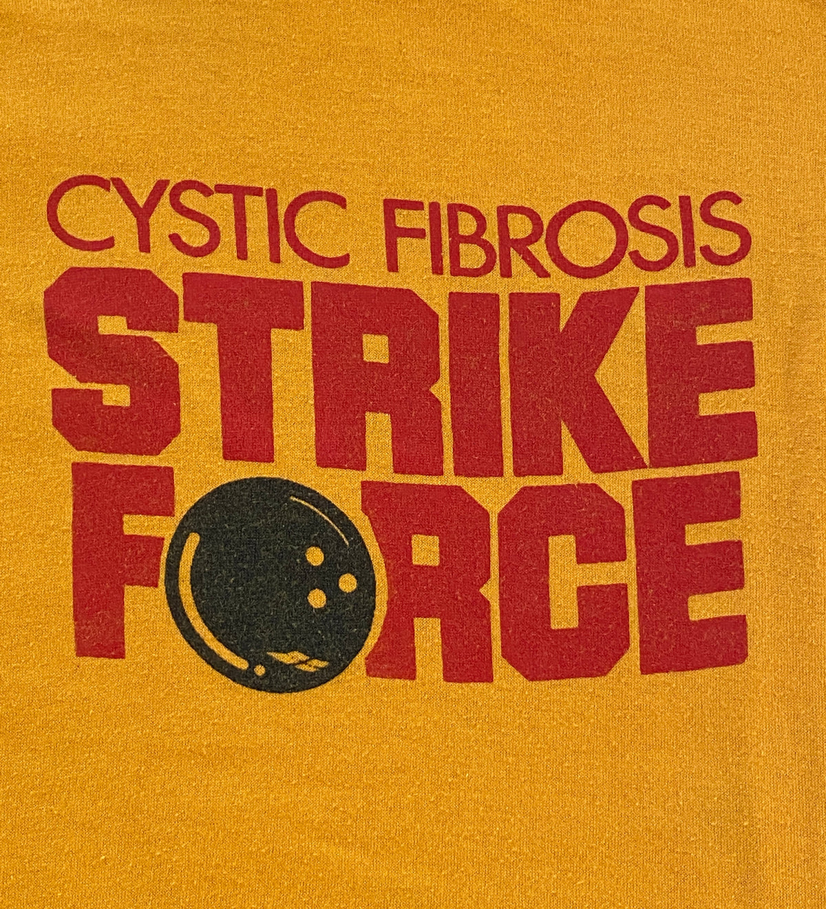 Vintage 80s Bowling Strike Force Cystic Fibrosis T-Shirt - Size M | Made in USA | Retro Tee-AJ357 Studio