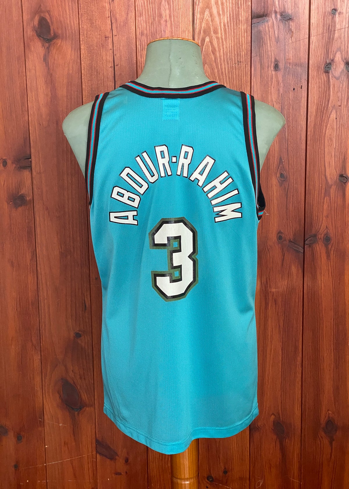 Vintage 90s NBA Grizzlies Abdur-Rahim #3 Champion Jersey - Size 44-AJ357 Studio