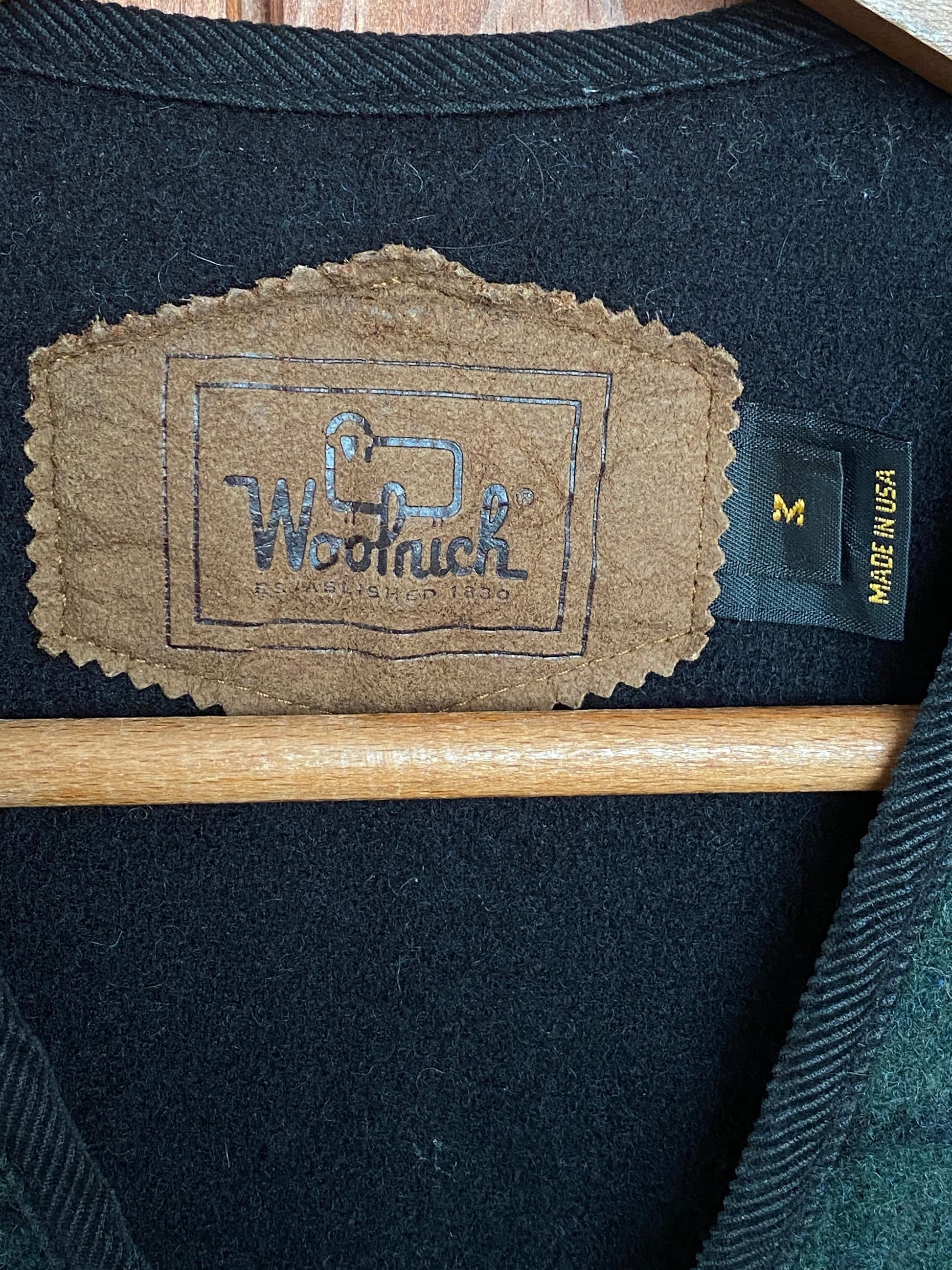 vintage woolrich wool vest made in usa size medium heritage outdoor style aj357 studio