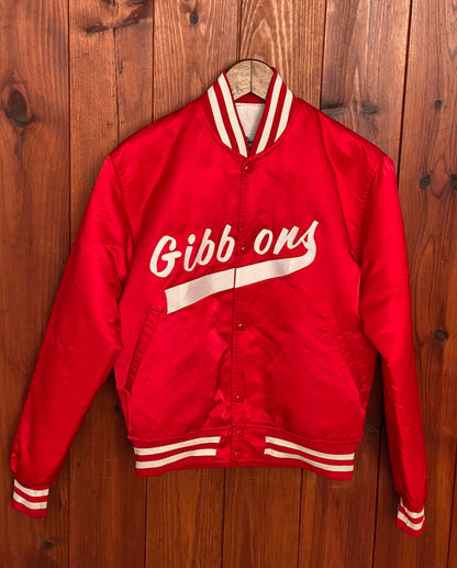 Med. Rare Vintage 80s Gibbons Starter jacket made in USA-AJ357 Studio